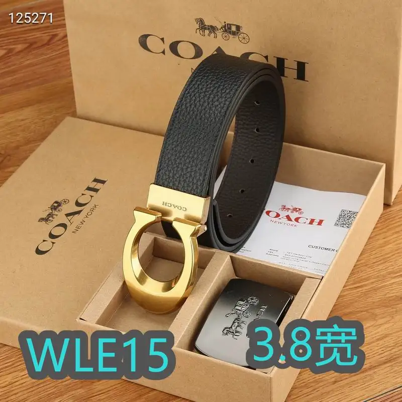 Coach belt 38mmX95-125cm XH08
